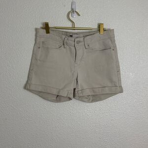 Levi’s-Beige Casual Jean Shorts- Size 27